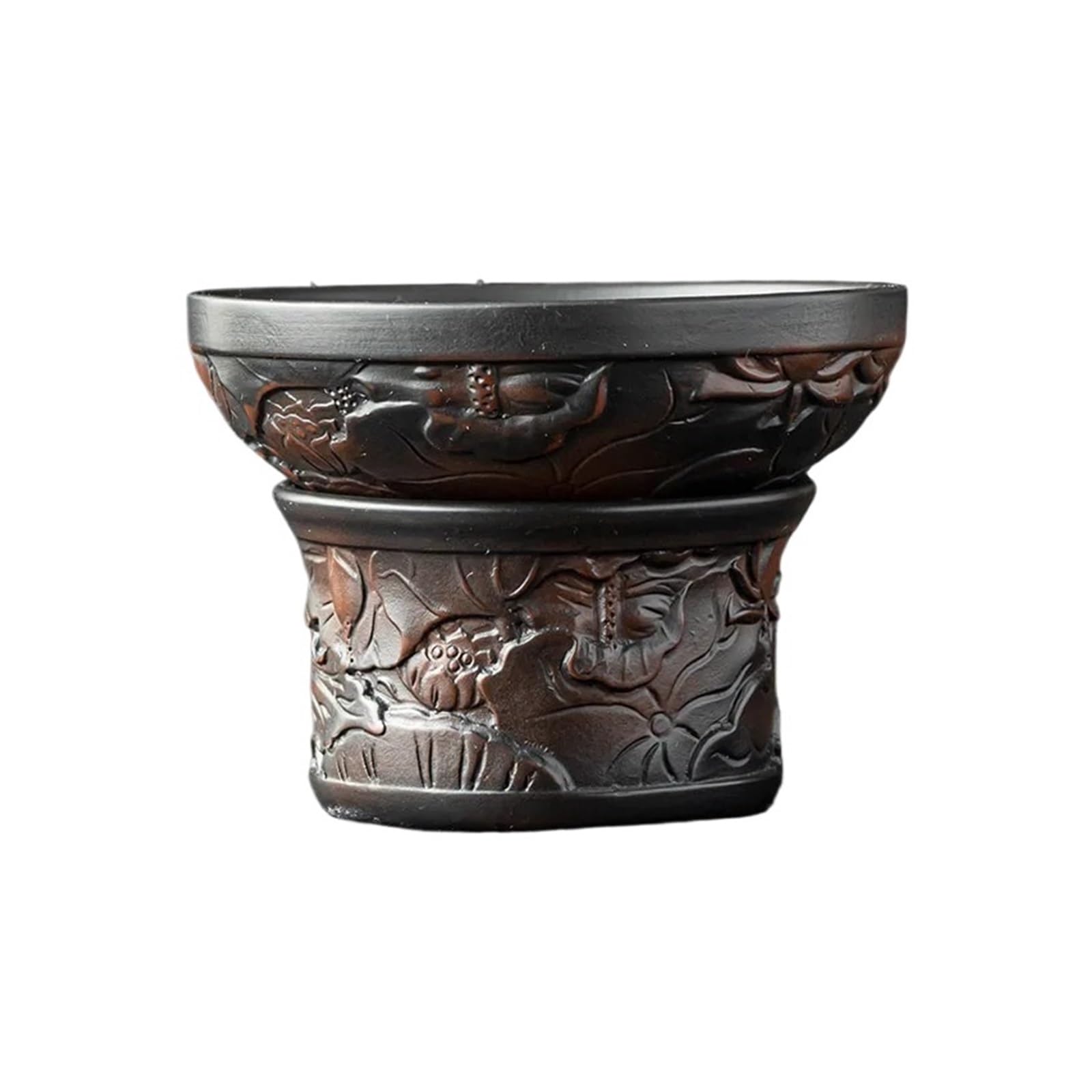 Passoire à thé en céramique infuseur poterie violette porcelaine