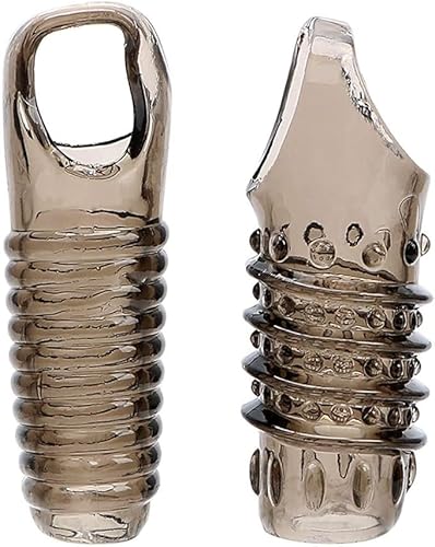 Aumento del pene para hombre - ayuda para erección - funda de masaje de silicona, aumenta el tiempo feliz - aumento del placer femenino agrandado el grosor