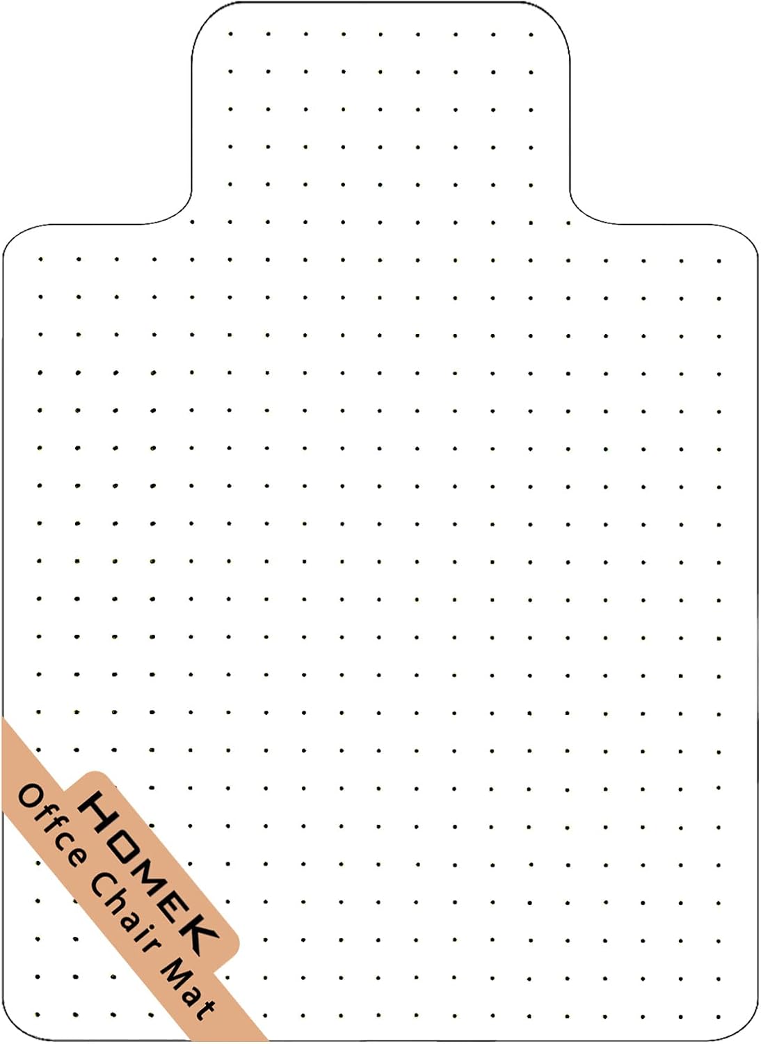 HOMEK Office Chair Mat for Carpet 30”x48”, Flat Packed