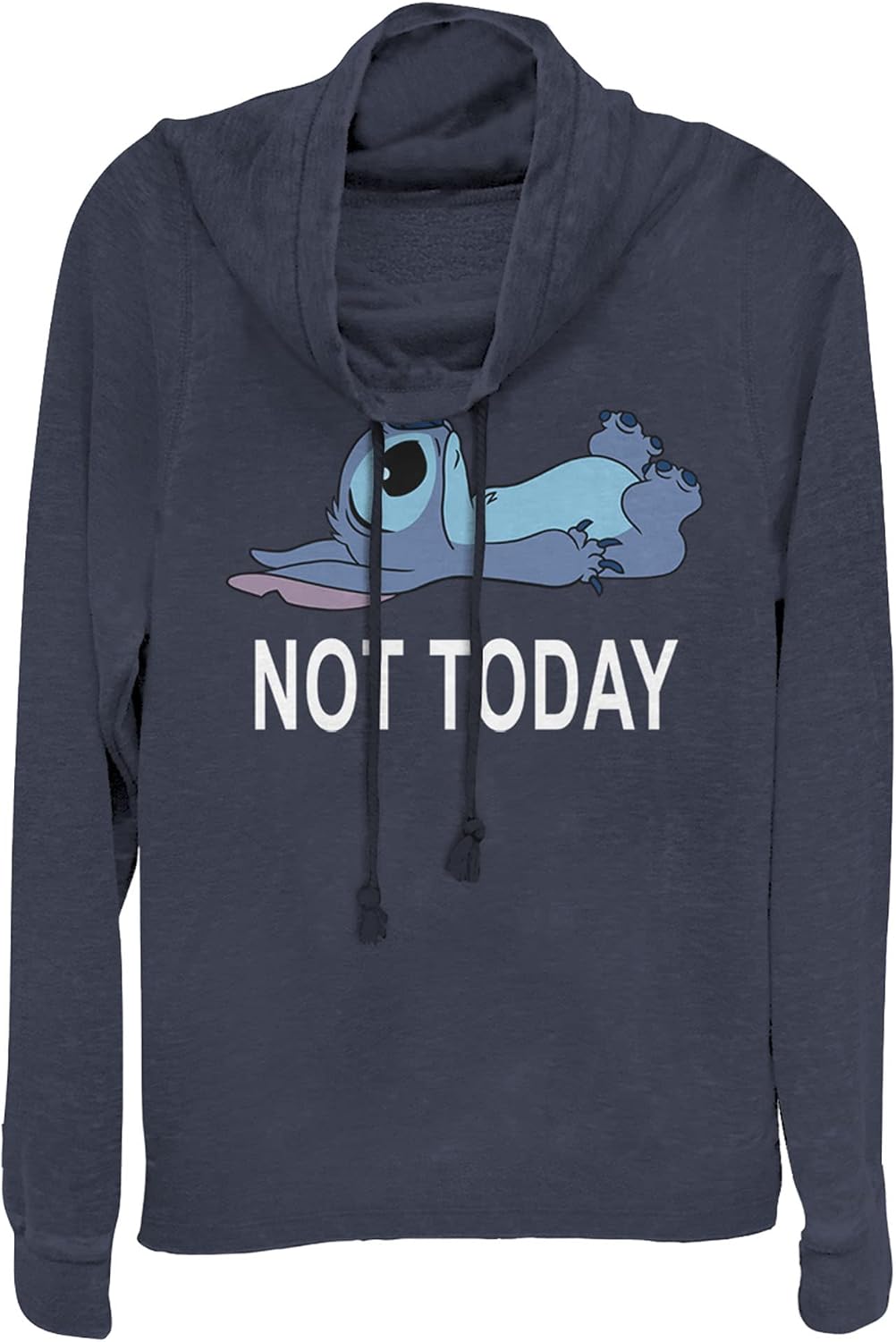 Disney Junior's Lilo & Stitch Not Today Cowl Neck Sweatshirt