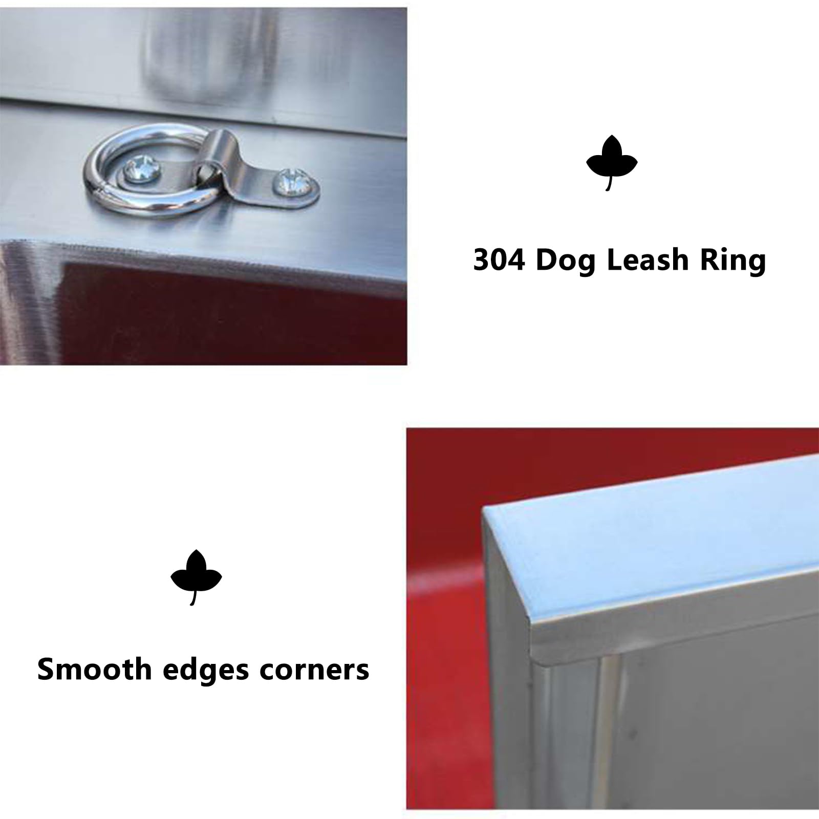 Bañera de Acero Inoxidable para Mascota,Estación de baño para Perros,Bañera Peluquería Canina,bañera Profesional de Acero Inoxidable,Bañera para Perros,con Ducha Pet Bath Tub Dog Grooming(80cm/31in,De