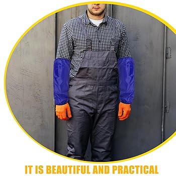 Maniche Impermeabili PVC 40cm - Protezione Braccia Per Lavare, Pitturare, Cucina - Foto 4