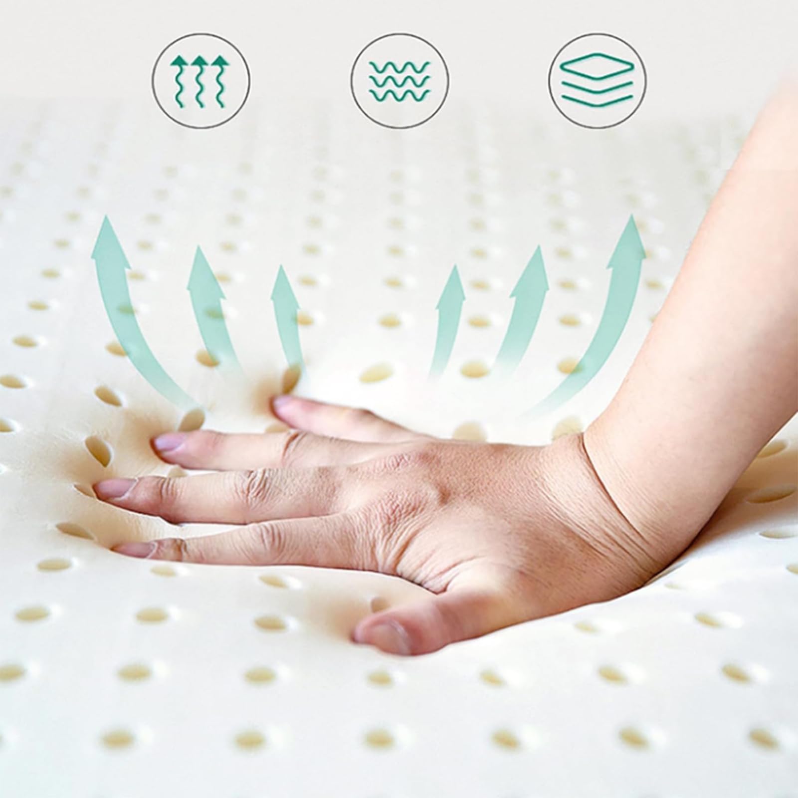 Amazon.co.jp: HYDTGZ 100%天然ラテックスマットレス 天然ラテックス