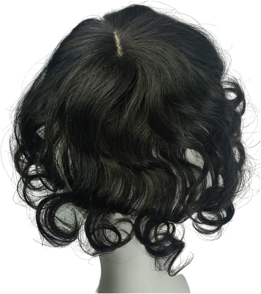 Ubrand 3.15"x4.72" Fluffy Curly Hair Topper Kinky Straight