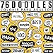 76 DOODLES COLORIR PARA ADULTOS: GRANDES DOODLES E CORES ÚNICAS PARA ADULTOS