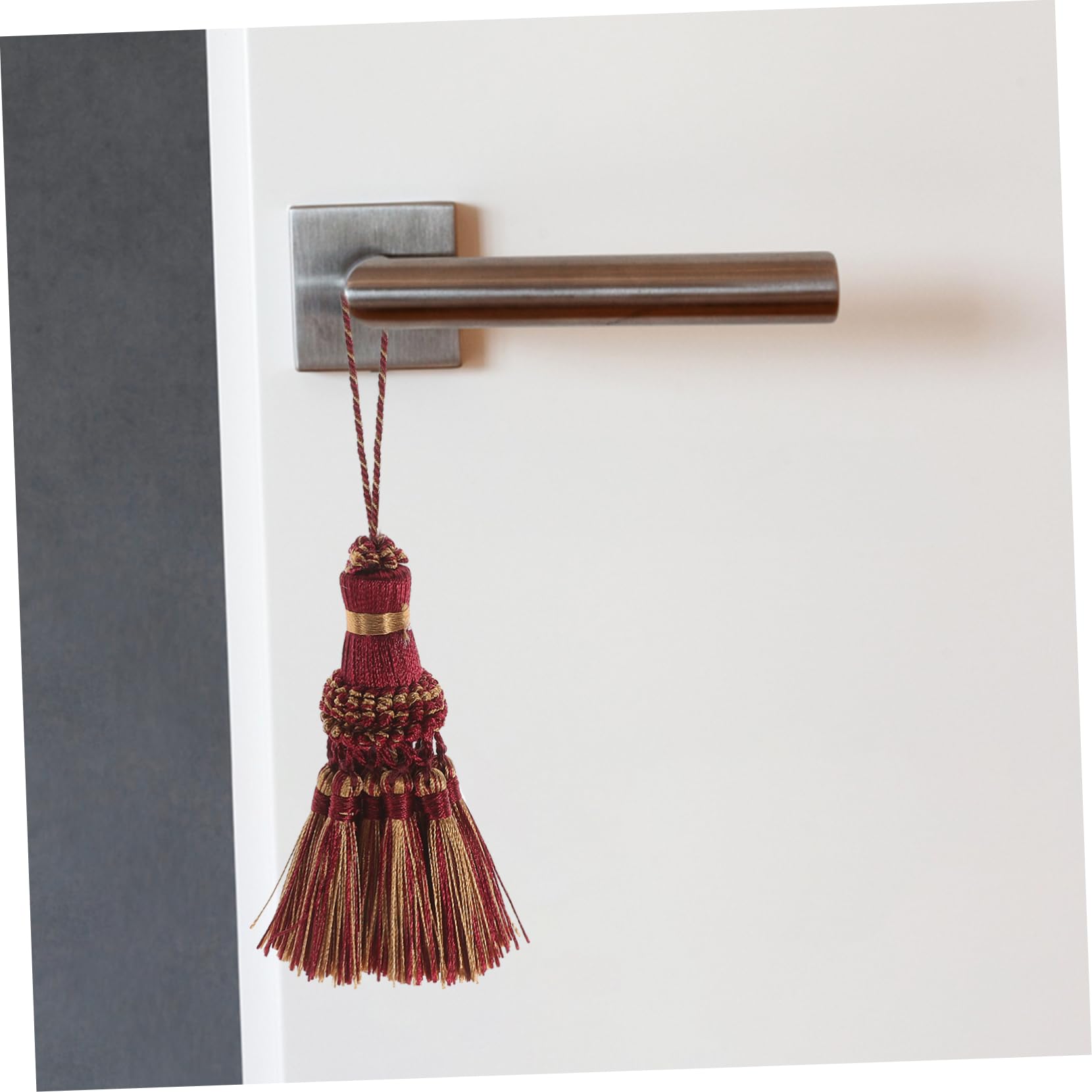 VICASKY 2pezzi Nappe Lunghe Artigianali in Poliestere Bordi Decorativi Per Creazioni Di Gioielli Orecchini Portachiavi Borse Tende e Tovaglie Per Manuali e Decorazioni Domestiche