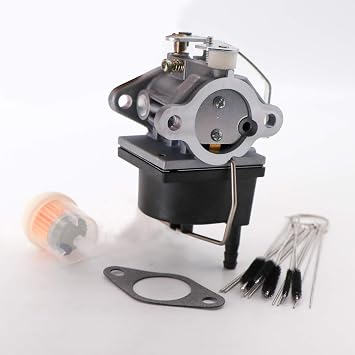 KIPA Carburetor For Tecumseh OH318 OHM90 OHM110 Engines Replace # 640353 640285 640289 640328 640329 with Gasket & Carbon Dirt Jet Cleaner Tool kit Durable