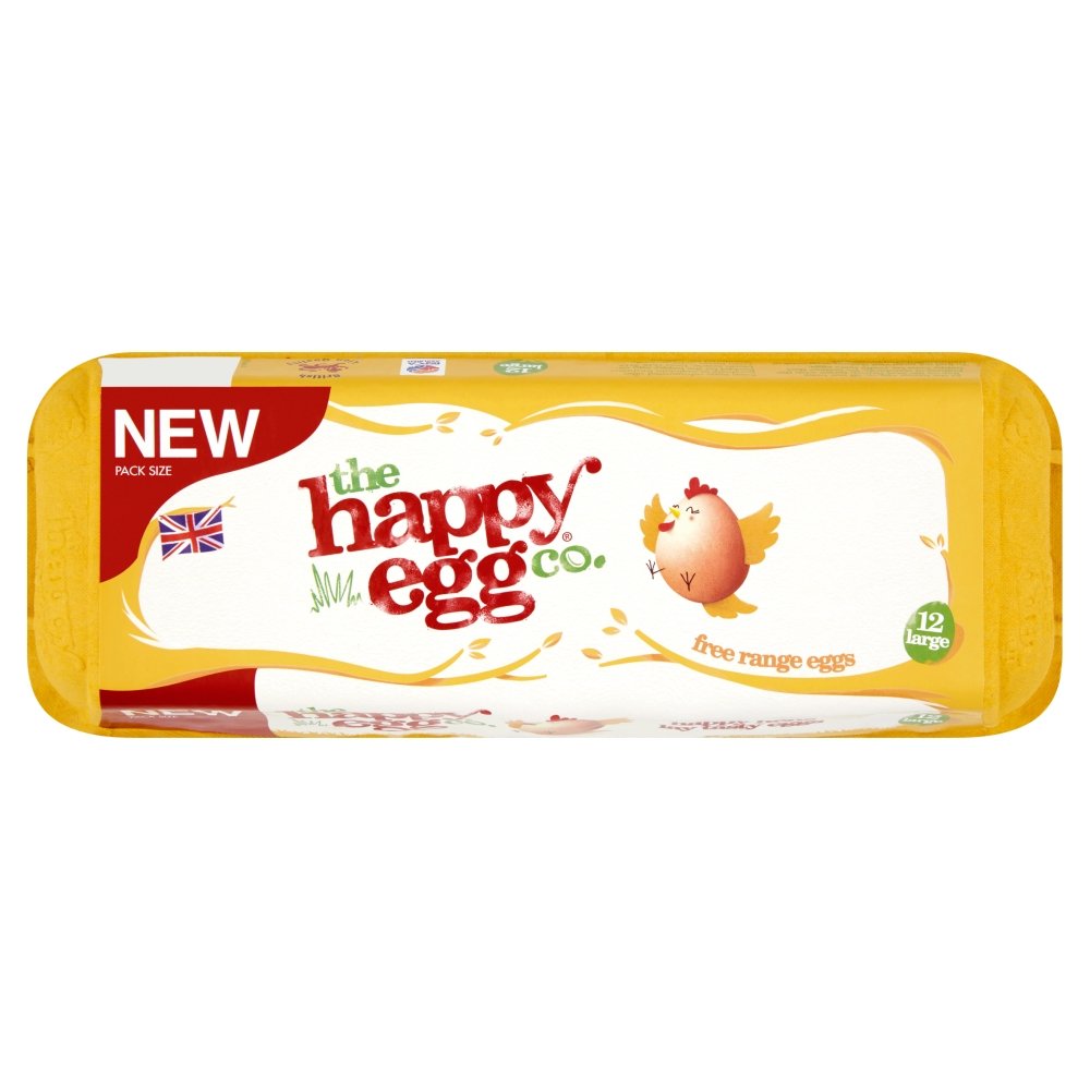 The Happy Egg Co 12 Free Range Large Eggs