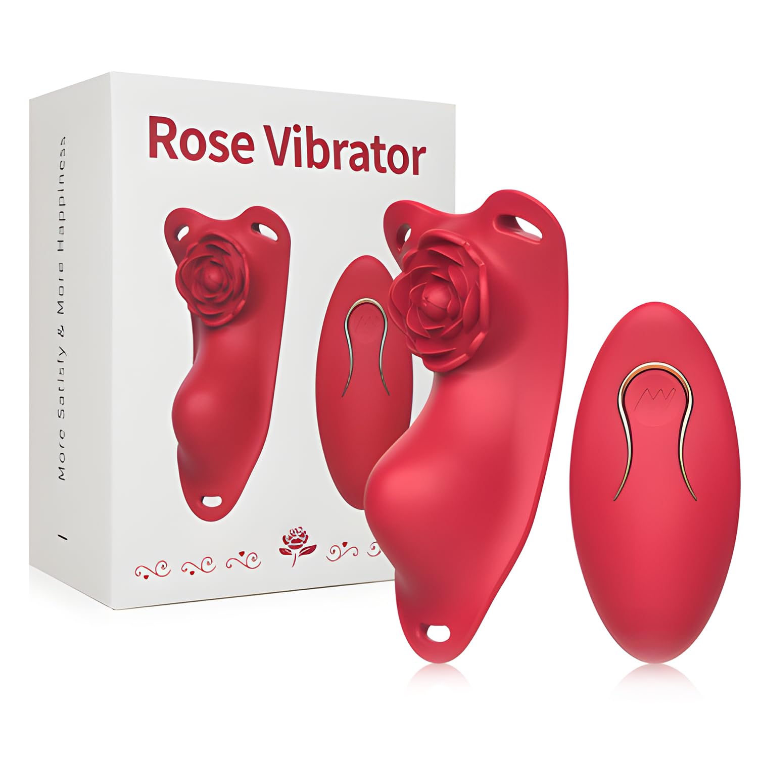 Rose Vibratoer, Remote Control Vibratiers for Women Viboators Toys Date Night Wireless Panties Vibrate, Remote Control Virabtor Underwear for Her Public Date Night, Rose Viboatorr 963E97