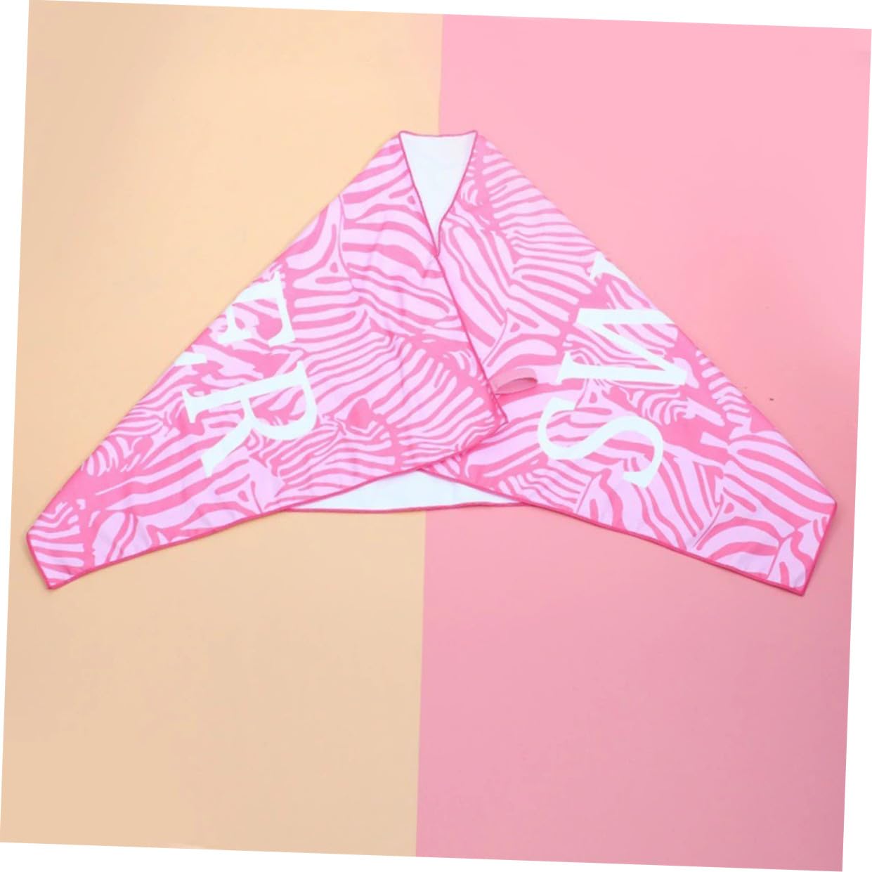 PRETYZOOM 3 Pz telo mare arazzo da spiaggia arredamento estivo asciugamano portatile asciugamano palestra gym towel asciugamani da spiaggia teli mare in microfibra fibra superfine rosa