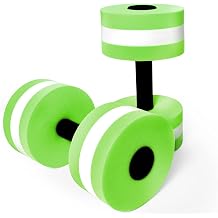 Timoo Aquatic Dumbells Set of 2 Water Dumbells Pool Resistance Water Weight Water Aerobics High-Density EVA-Foam Pool Fitness
