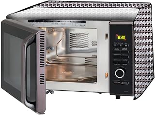 The Furnishing Tree Microwave Oven Cover full closure PVC suitable for all major brands for size LxWxH 19x21x13 in inches ... Price In India