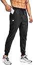 FOGFIRE Mens Joggers with Zipper Pockets Lightweight Sweatpants for Men Pants Athletic Workout Running Track Gym