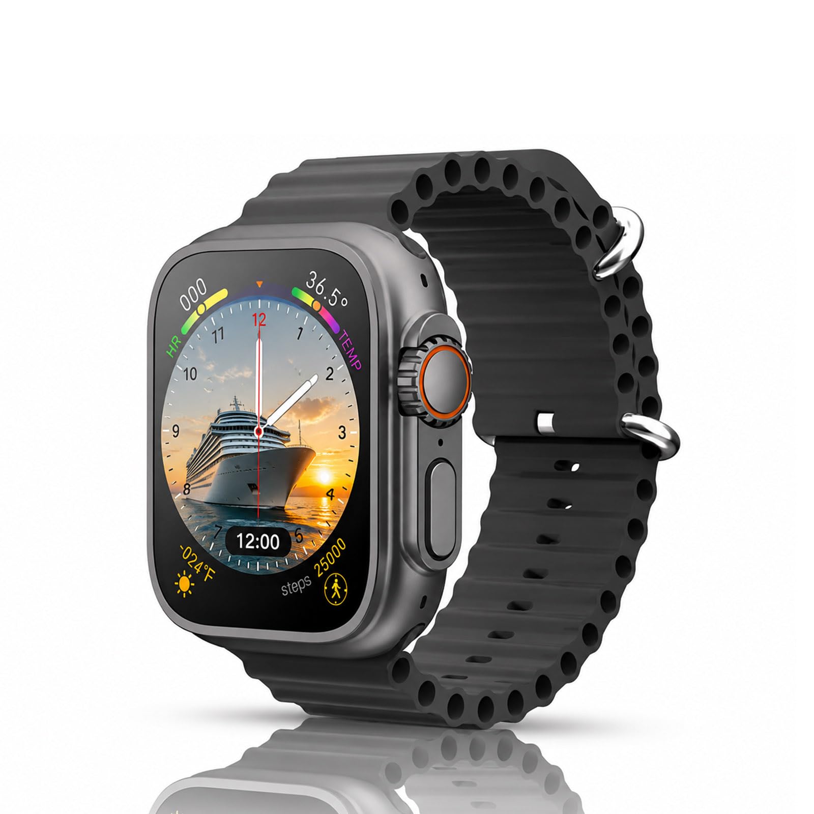 rugged smartwatch with hd screen and multiple activity modes