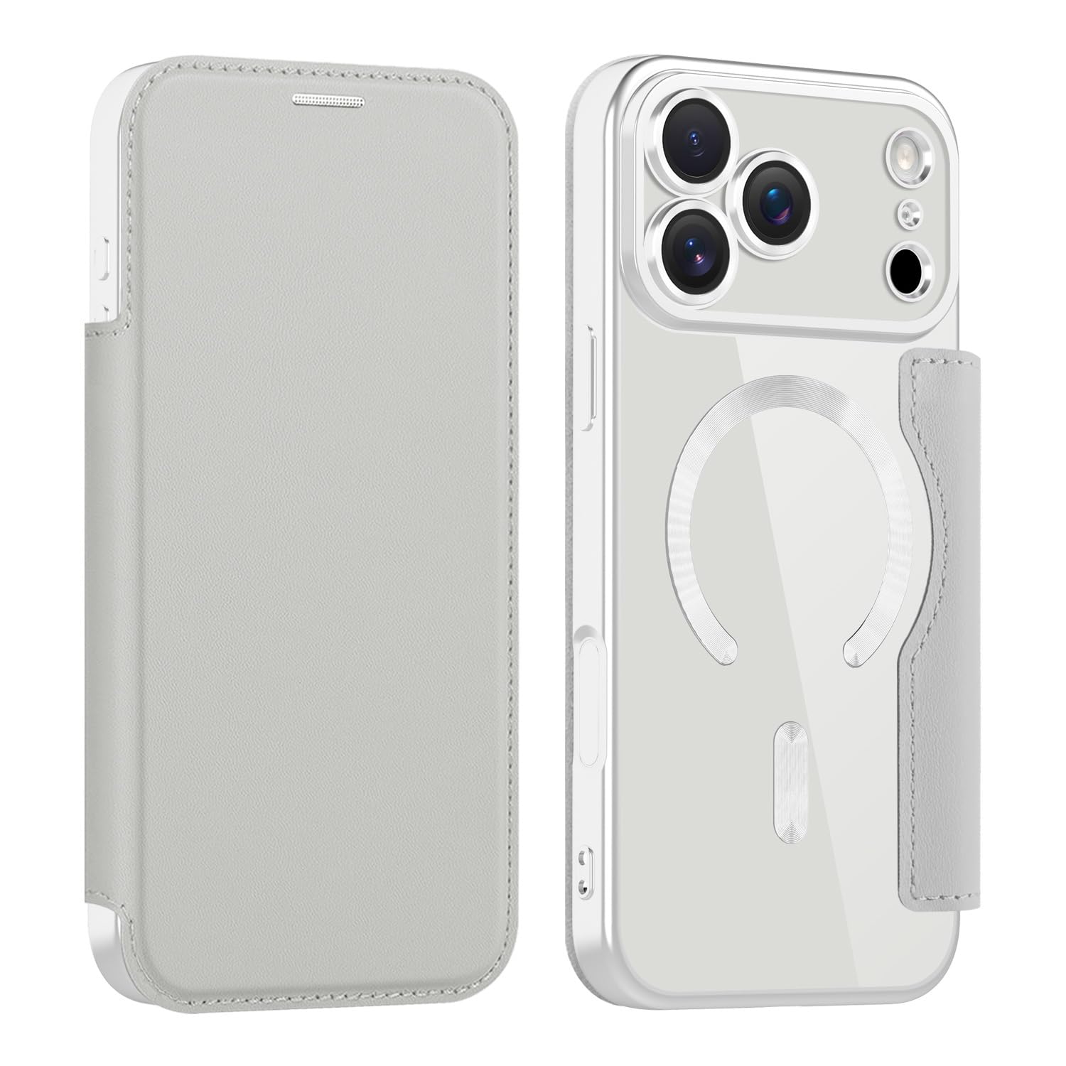 Étui portefeuille iPhone 17 Pro Max en cuir avec blocage RFID - 8