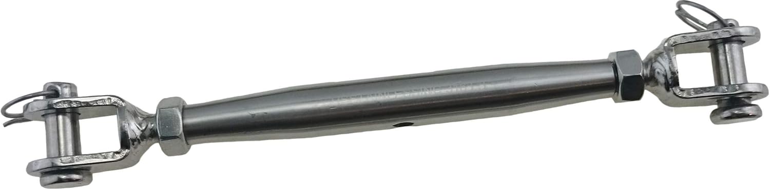 US STAINLESS Stainless Steel 316 M12 Turnbuckle Rigging Screw Jaw and Jaw Marine Grade 1/2"