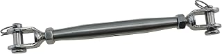 Stainless Steel 316 M12 Turnbuckle Rigging Screw Jaw and Jaw Marine Grade 1/2"