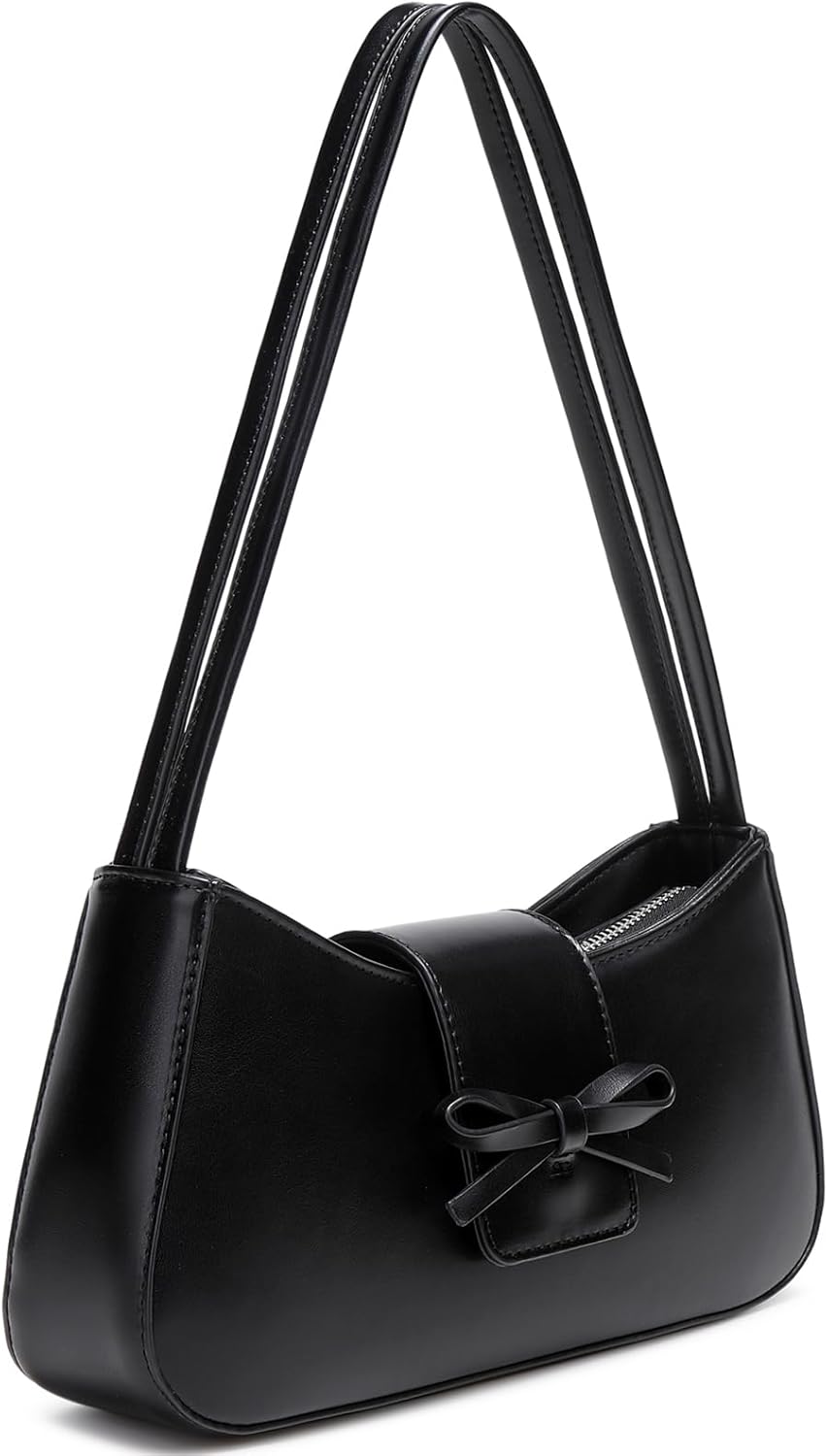 Women's Shoulder Bag,Hobo Purse with Bow, Y2K Trendy Crossbody Bag, Small Purse for Women-Lightweight,Trendy Handbag - Image 3