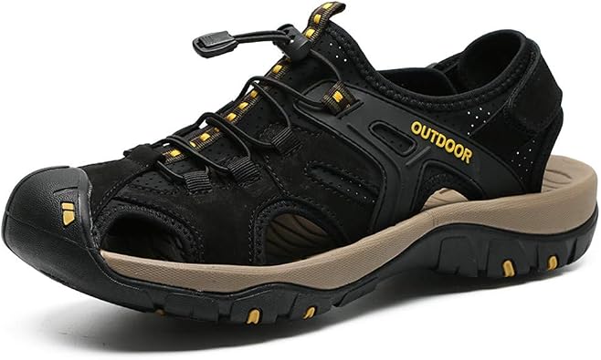 ChicWind Mens Sport Sandals Outdoor Closed Toe Fisherman Shoes for Hiking Athletic