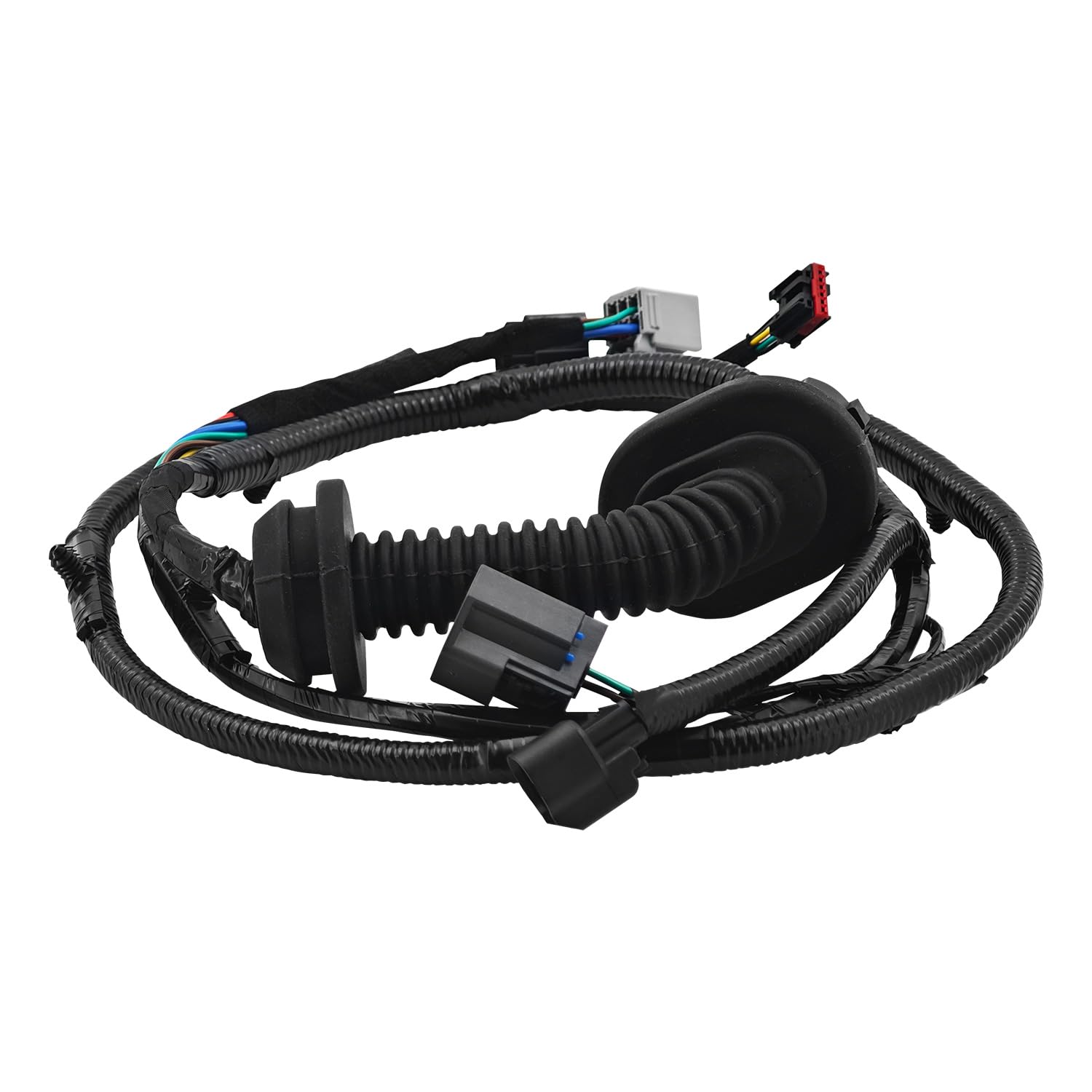 AL3T-14633-AA AL3Z14631AAA Rear Left Driver Side Door Wiring Harness with Rear Heated Seats Replacement for Ford F-150 Super Duty 2010-2014, AL3T-14633-AB AL3T-14633-JAA AL3Z-14631-AAA