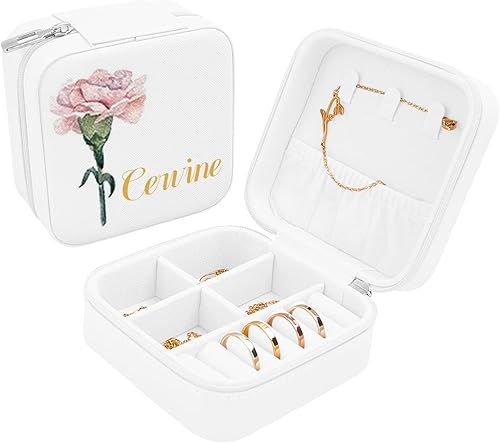 CuserPhothing Caja de anillos para ceremonia de boda Caja de anillos para propuesta, caja de anillo de boda, caja de portador de anillos para