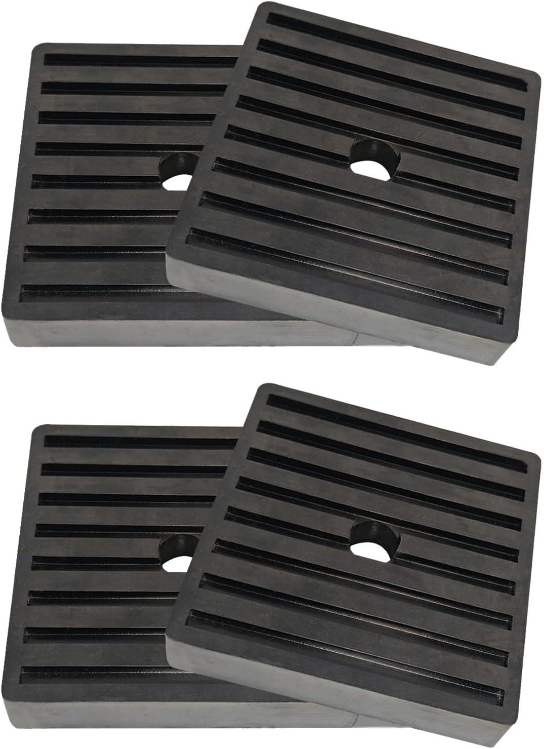 Shock Pad Anti Vibration Pads for Air Compressor or Equipment Solid Rubber, Heavy Duty EVA Mechanical, HVAC, Air Conditioner, Washer and Dryer, Treadmills Anti-Vibration Isolation Pad 4 X 4 X 7/9