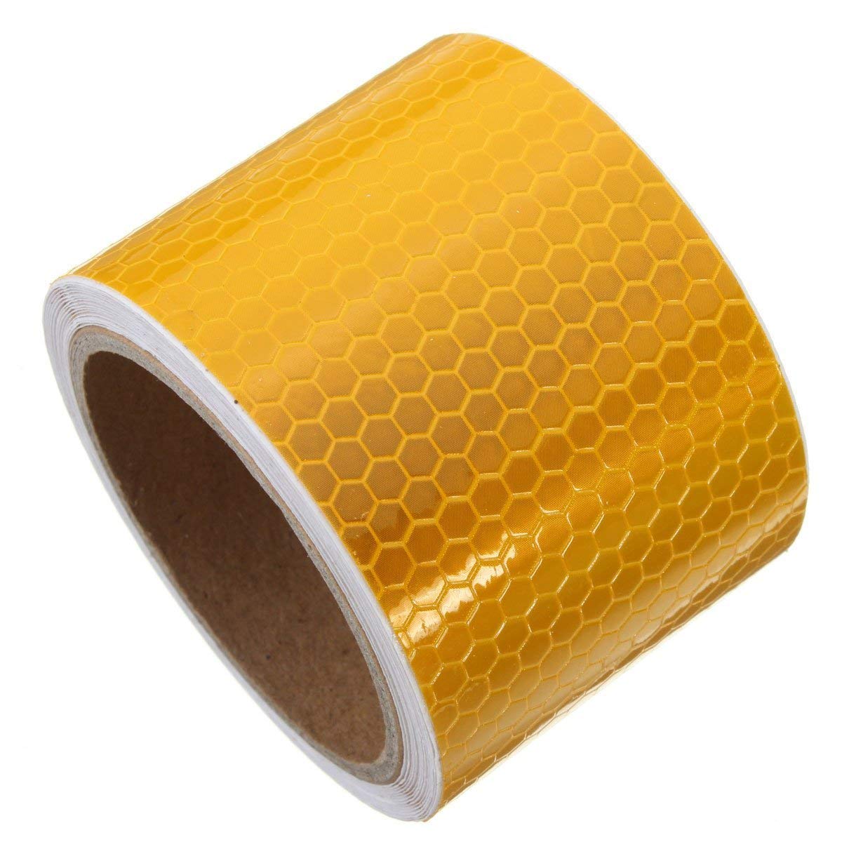 Reemky Reflect Tape Warning Tape Safety Marker Tape 3m x 5cm Protection Strips for Car Truck Motorcycle Raincoat (Orange)