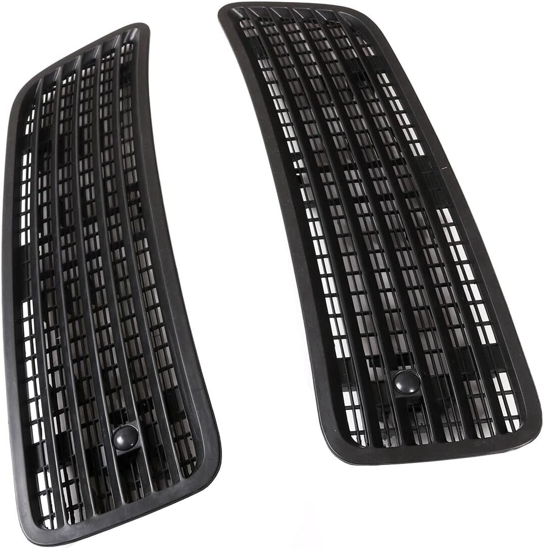 Pair Hood Bonnet Upper Grill Vent Trim Compatible for Mercedes-Benz W221 W251 W216 S550 S320 S400 R350 2007 2008 2009 2010 2011 2012 2013 Replaces OE# 2218800205 2218800305