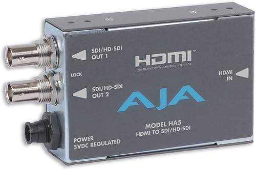 Aja ha5Conversor HDMI a audio y vídeo SDHD-SDI
