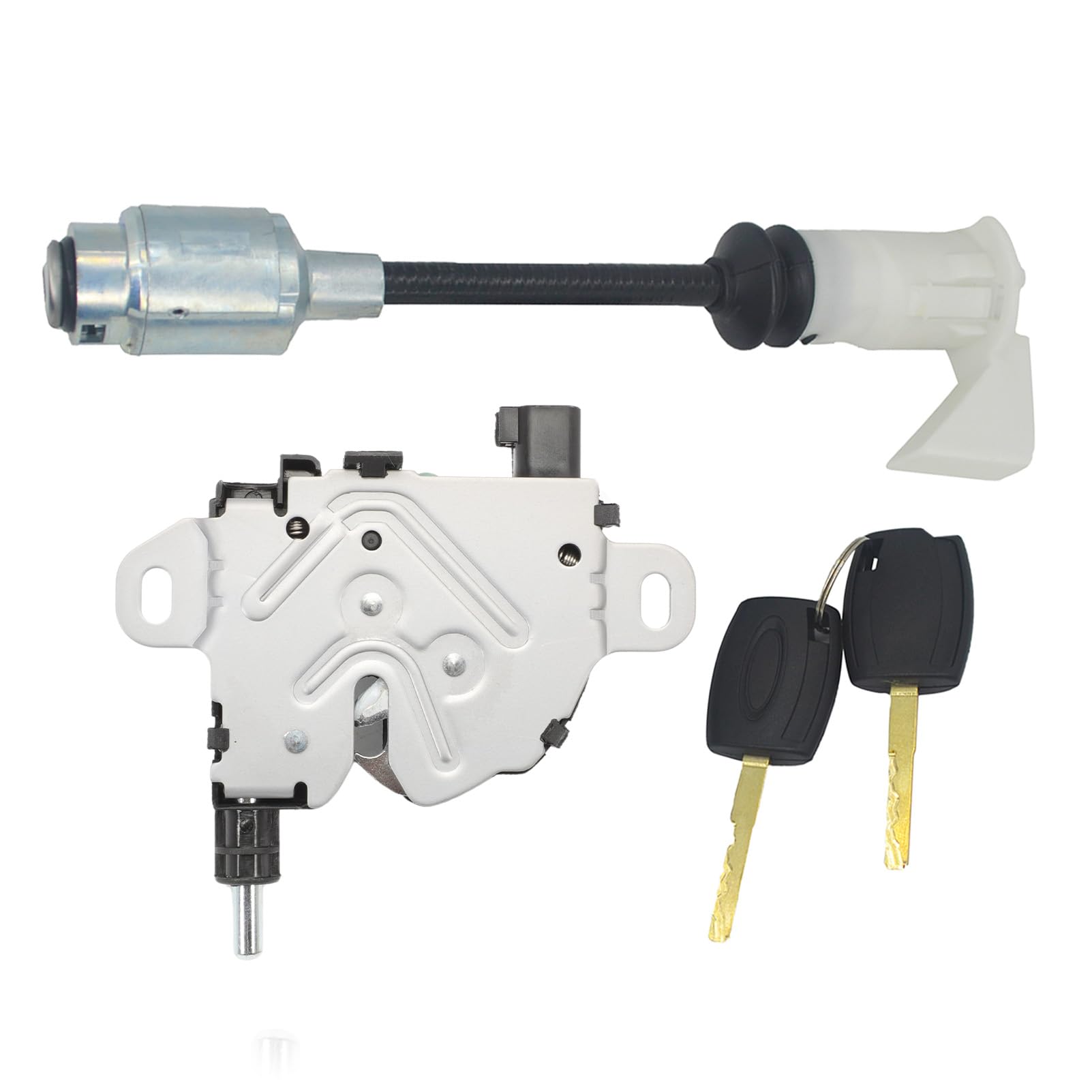 Pestillo de liberación de capó y bloqueo de capó compatible con Focus MK2, C-Max MK1, 1343577 3M5116700BC 3M5116700AC 24.8cm