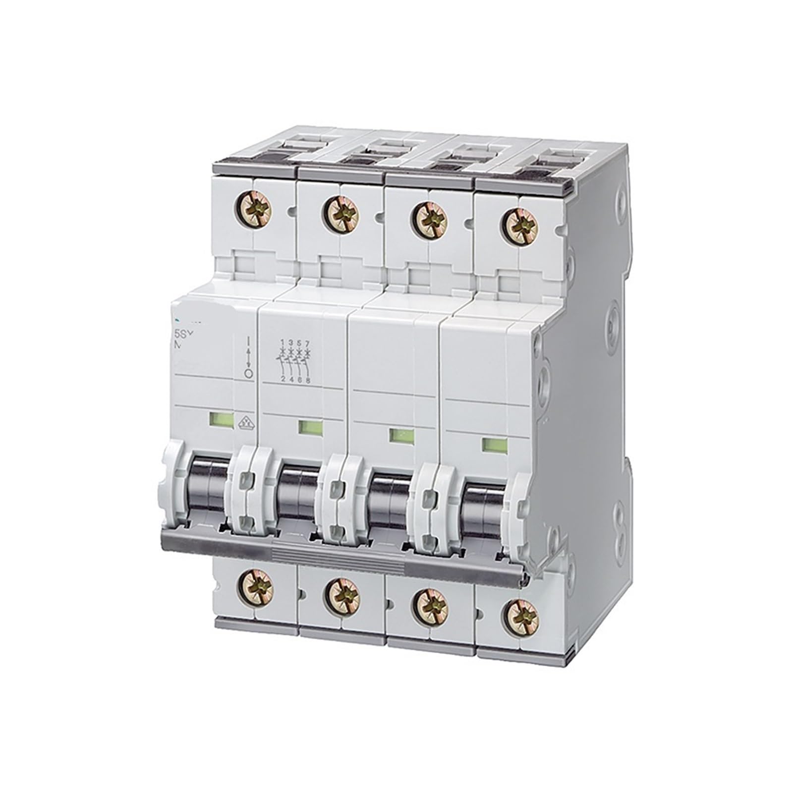 Disjoncteur miniature 5SY6 3P+N C6 Siemens 5SY66067CC pour tableau électrique triphasé