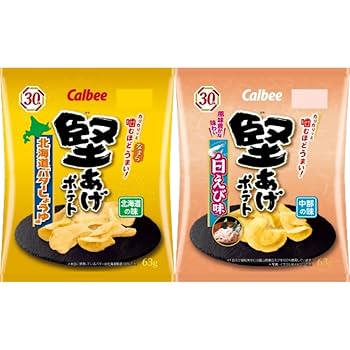Amazon.co.jp: カルビー 堅あげポテト 九州醤油 関西だし