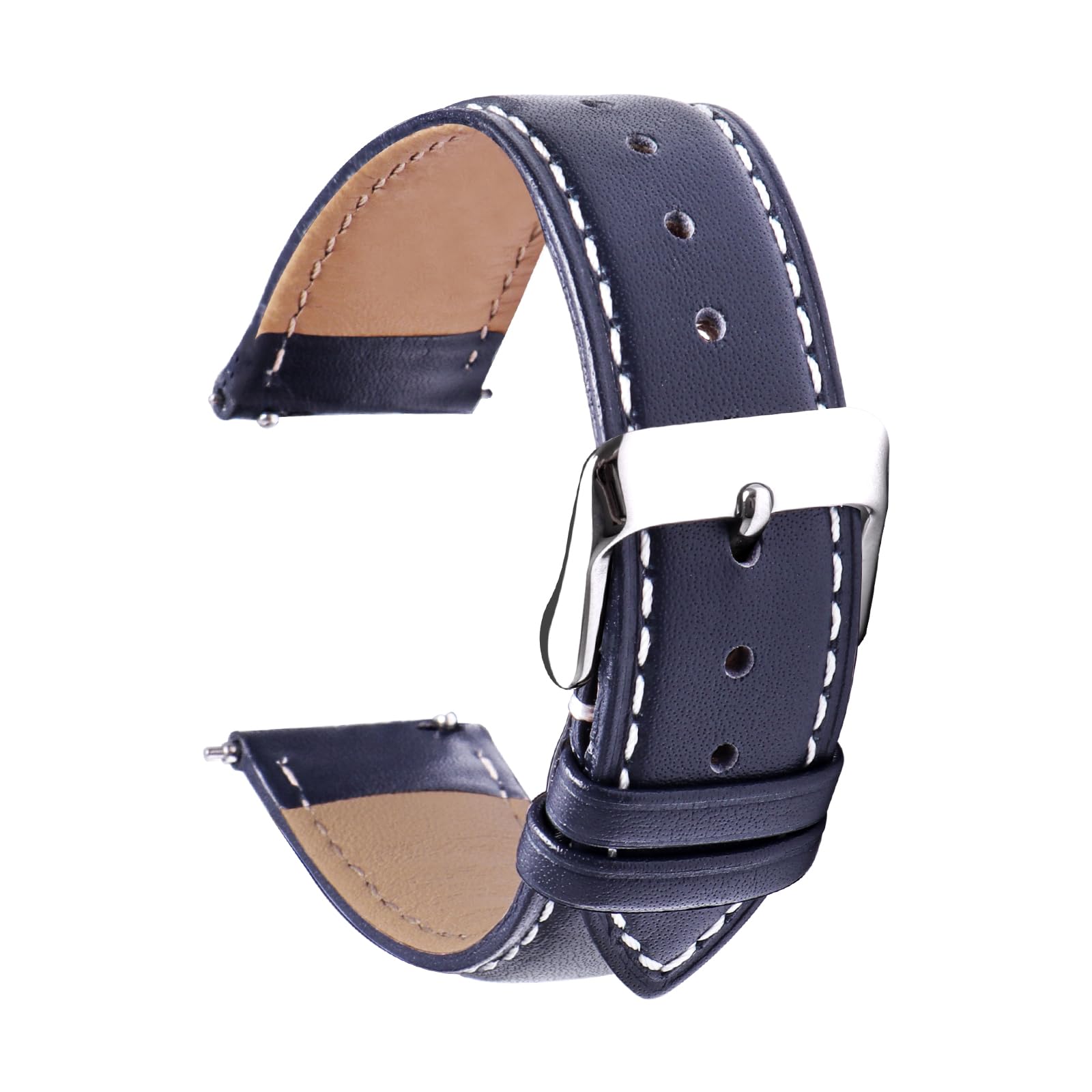 JFMANMSDS Vintage Leder Uhrenarmbänder, Schnellverschluss Uh