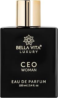 Bella Vita Luxury CEO Woman Eau De Parfum Perfume with Ylang Ylang, Vanilla, Musk, Tonka & Plum|Spicy Long Lasting EDP Fragrance Scent for Women 100Ml