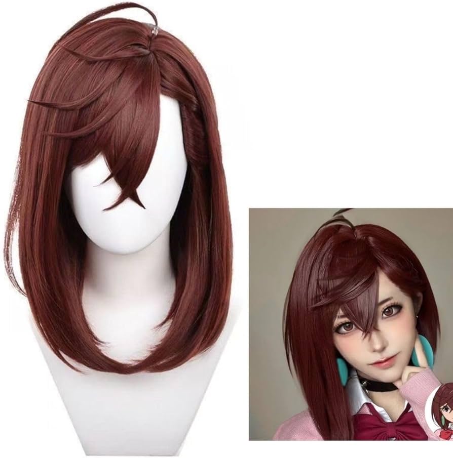 ダンダダン 綾瀬モモ ウィッグ セット済 カット コスプレ Amazon.co.jp: ダンダダン 綾瀬桃 コスプレウィッグ : ホビー