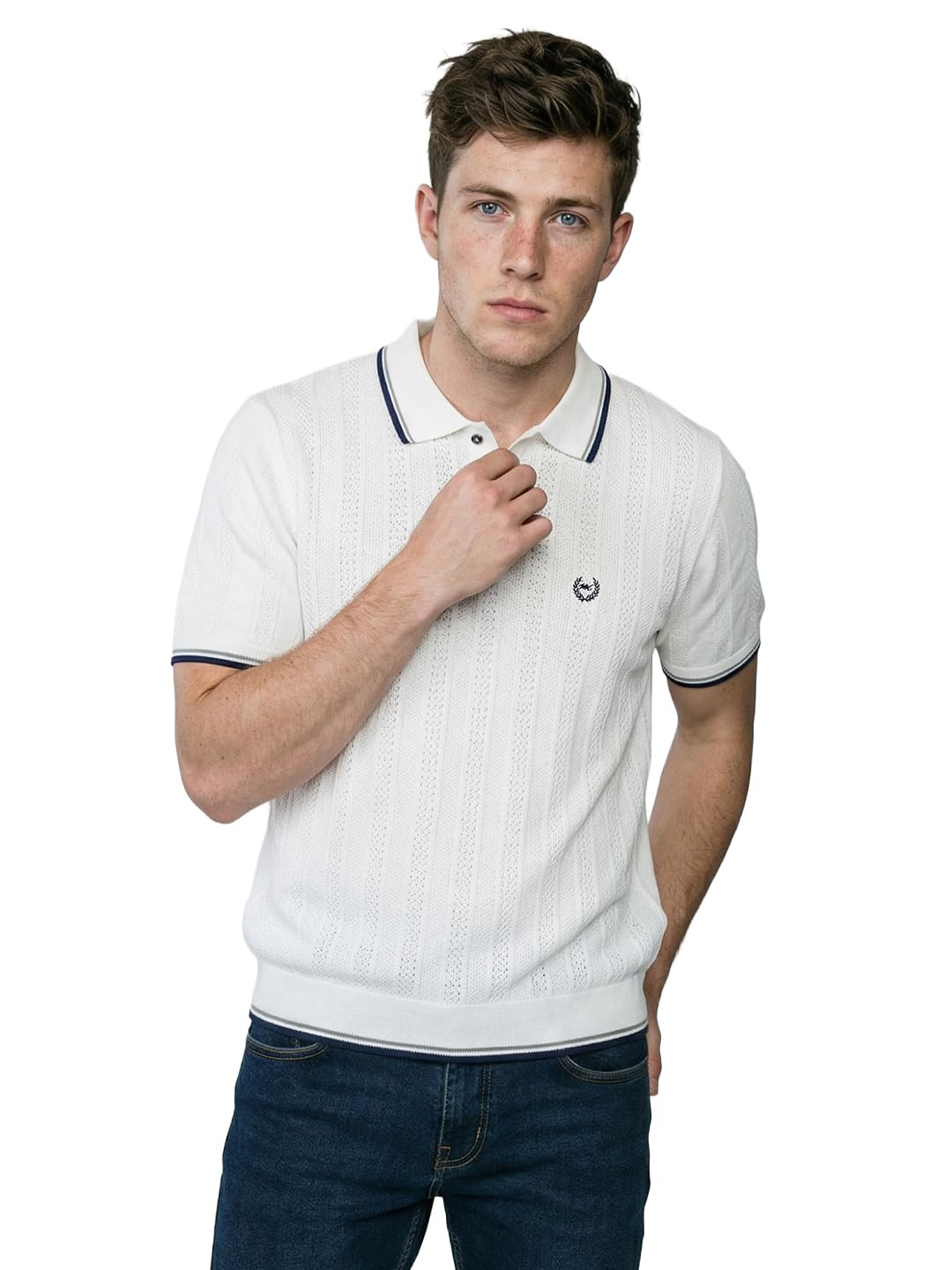 monte carlo Men's Smart Fit Polo Neck Self Design Half Sleeve T-Shirt | Stylish Tee for Men | Soft Comfortable Casual Tshirt for Men's (Pack of 1)-picture-30