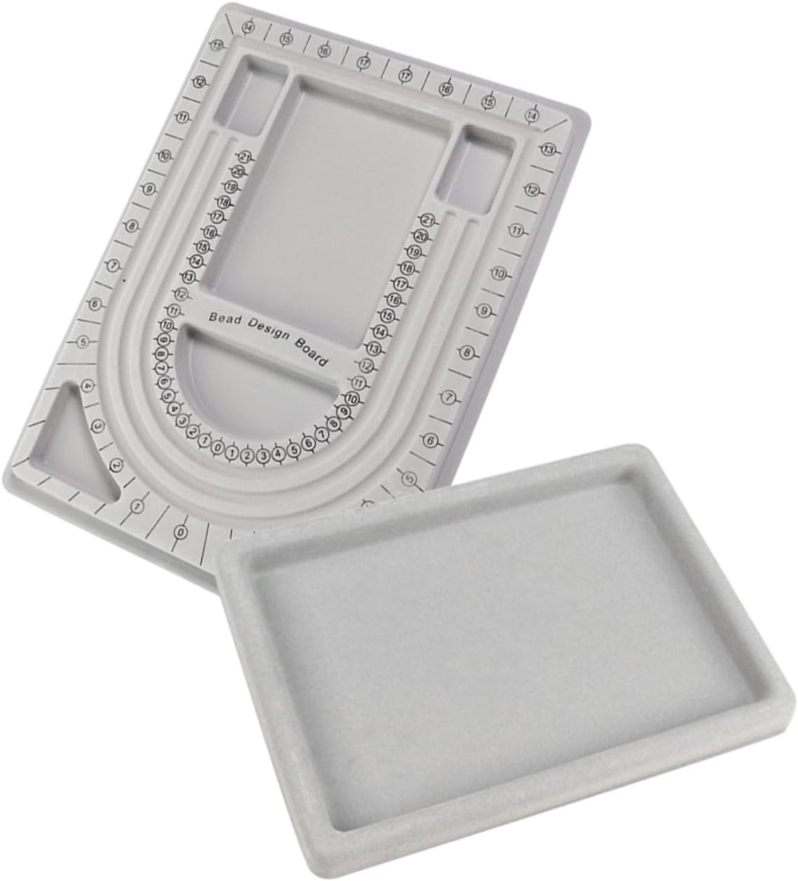 LIFKOME 2pcs Bead Board Jewelry Design Beading Board Trays for Jewelry Making Charm Bracelet Diy Craft Tool