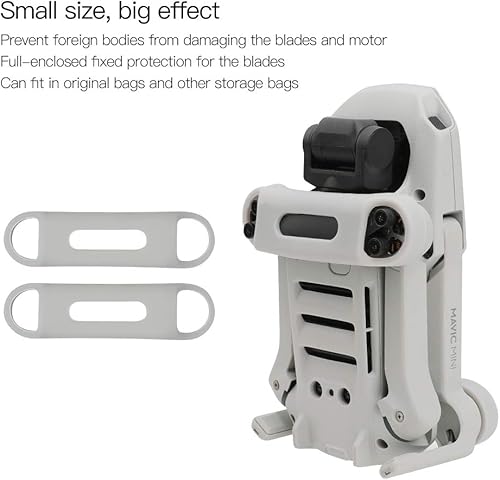 Miniatura 7 de RCGEEK Soporte para hélices, estabilizador de cuchilla compatible con DJI Mavic Mini 4K  Mavic MiniMini 2 Dron, 2 piezas protectoras de transporte