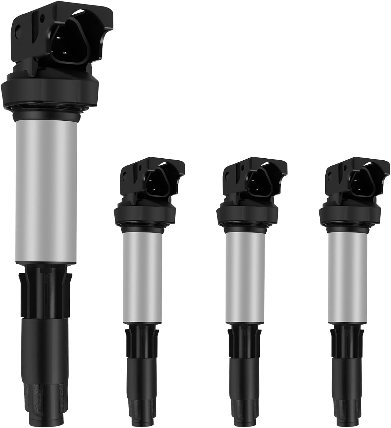 SCITOO Ignition Coil Coils Pack fits for Rolls-Royce Phantom 6.7L 2004-2010 for Z8 4.8L 2003 for Z4 3.2L 2006-2009 for 120i 2.0L 2005-2007 UF522 CU1171 IIS063 set of 4