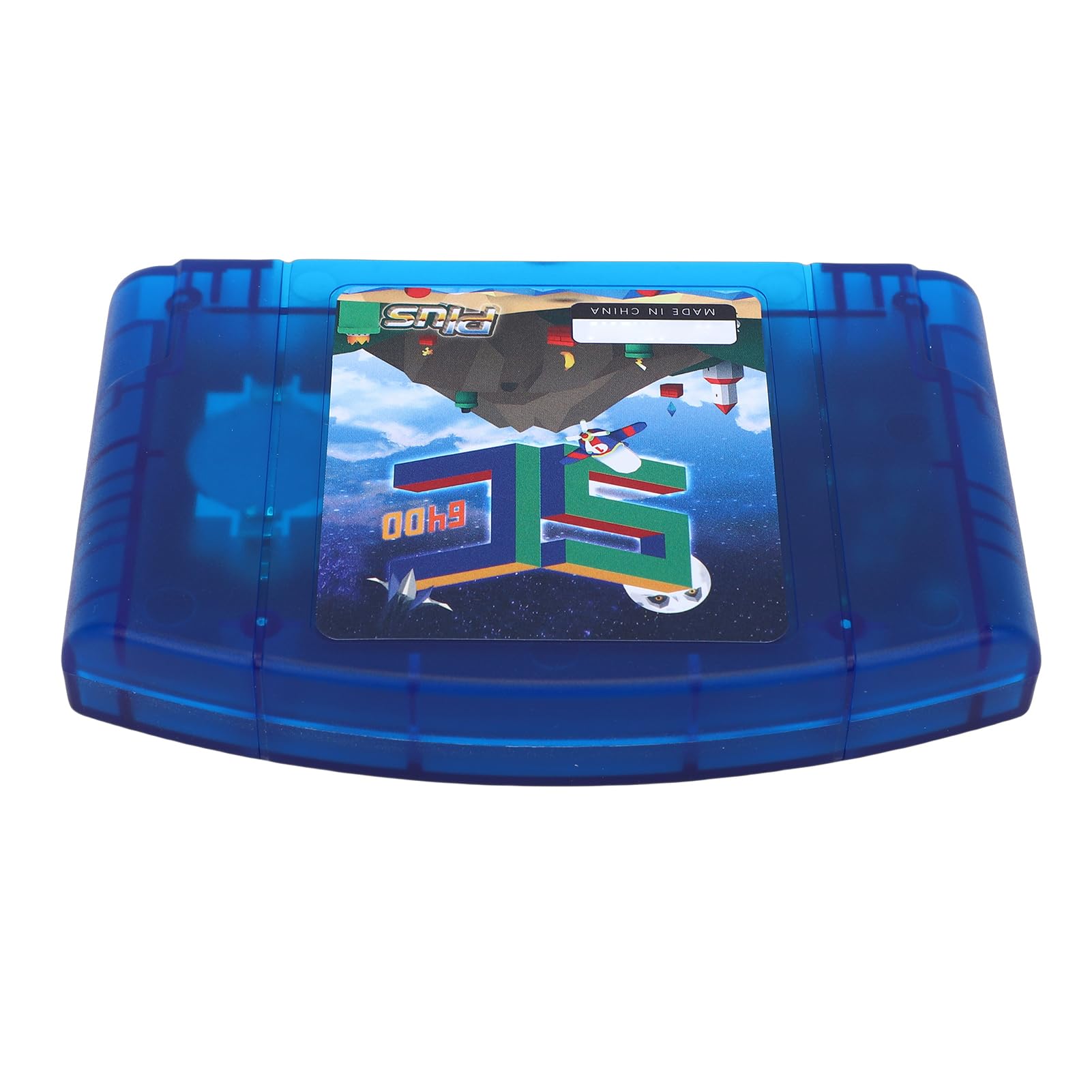 XUMIUZIY Cartucho Flash de Código Abierto, Soporte de Memoria de 32 GB para Cartucho Grabador de Lector de Juegos N64 con Copia de Seguridad Automática, para Carga del Emulador ED64 (azul