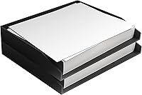 Vista 1 de Staples TRU RED - Bandejas de plástico apilables con carga lateral, color negro, 4 cajas (TR55289-CCVS)