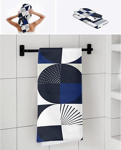 Miniatura 7 de Juego de toallas de baño de siglo medio para baño, toallas de lujo, regalos para mujeres, secado rápido, playa, cocina, mano, cabello, cara, yoga