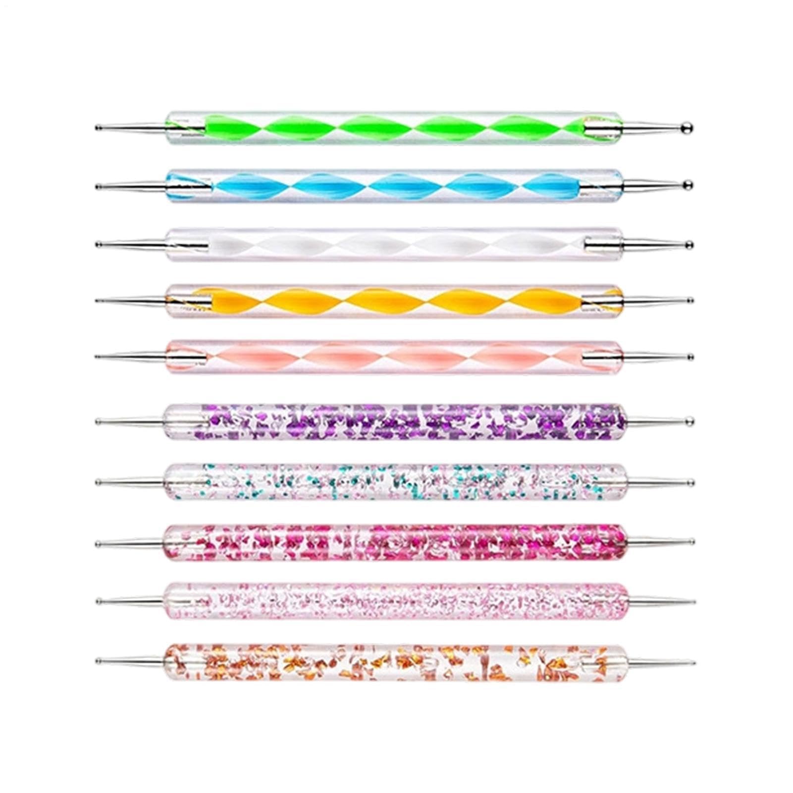 Muiltvoe Dotting Pen for Nails - Manicure Embossing Tools | Nail Dotting Painting Pens,for Women Mom Beginners Family Home Apartment Beauty Salon Travel