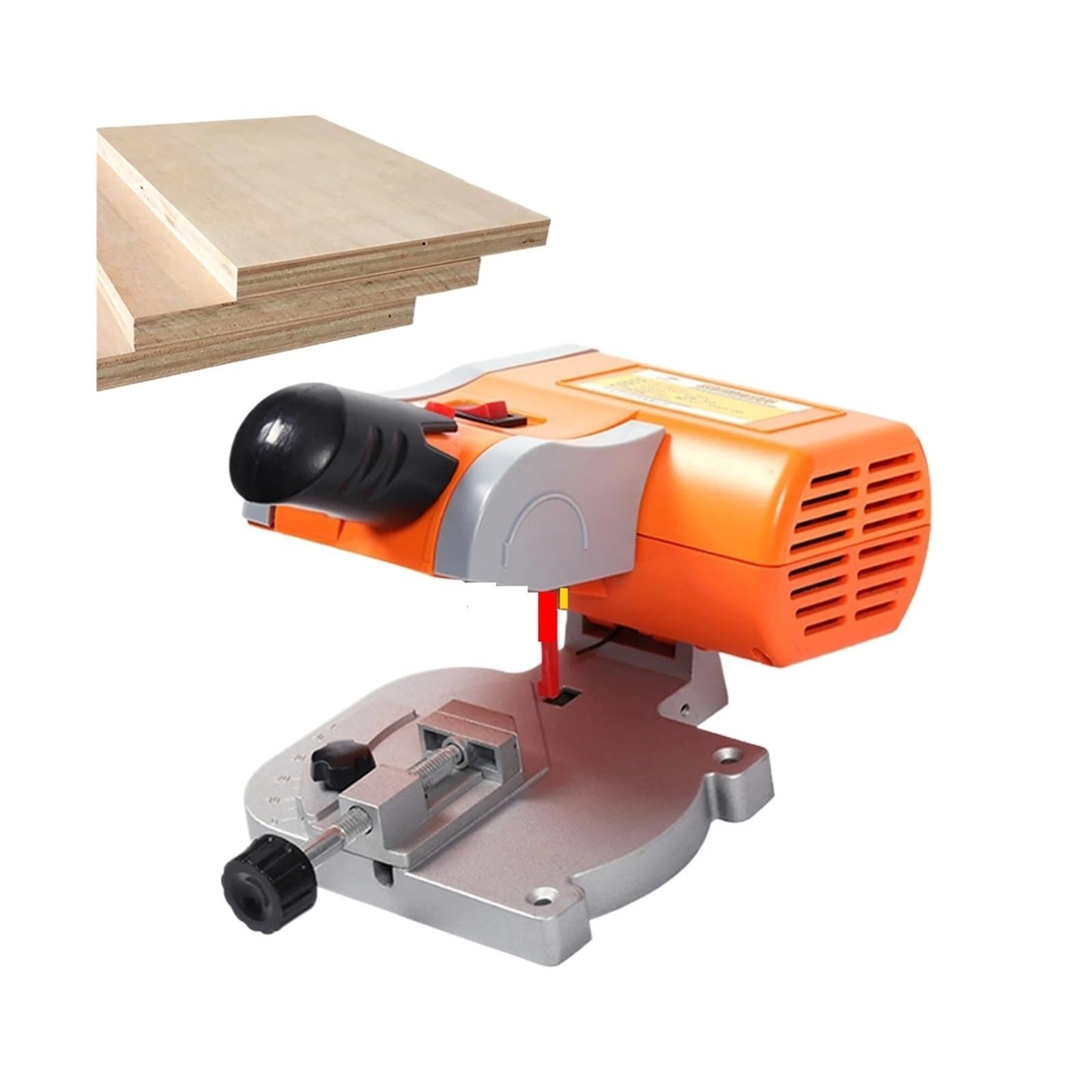 Sierra de mesa portátil Mini Sierra Ingletadora De Mesa For Madera Y Metal, Sierra Angular De 45°, para muebles de bricolaje, carpintería