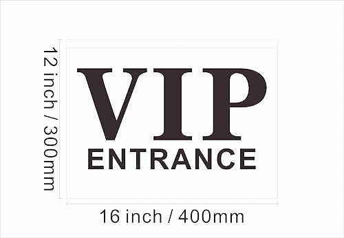 Miniatura 3 de 170238 VIP Entrance Welcome Club Bar Pub Shop Restaurante Decoración Display LED Letrero de neón (16 x 12 pulgadas, amarillo)