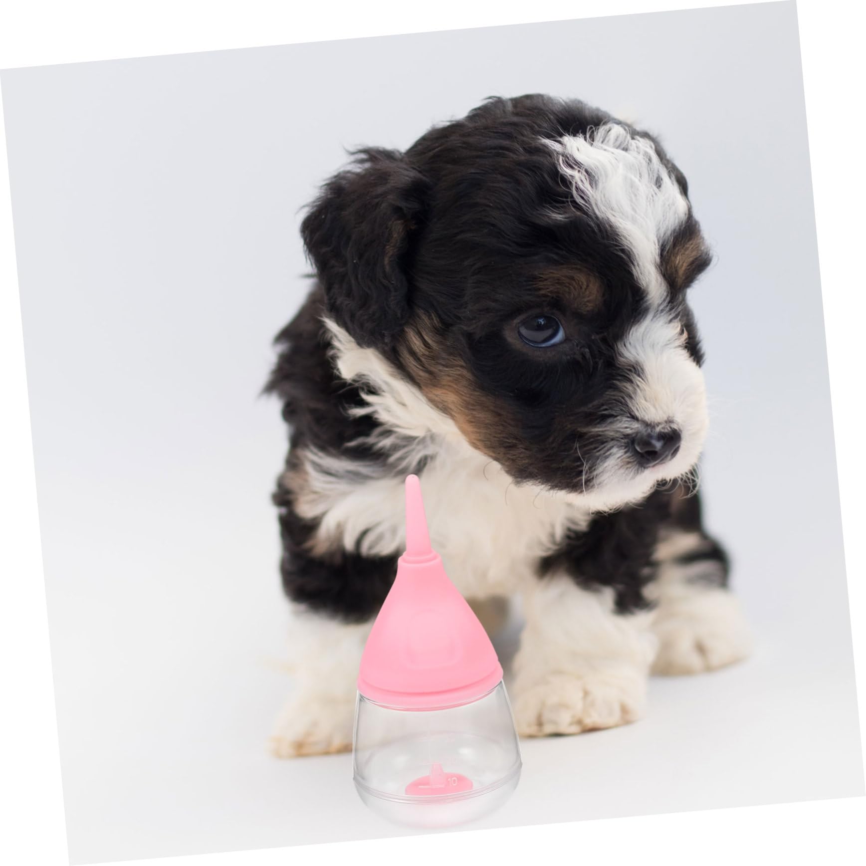 Levemolo Pet Nursing Bottle Kitten Puppy Feeder Silicone Cat Dog Milk Feeder Trendy Design Prevent Waste Overfeeding