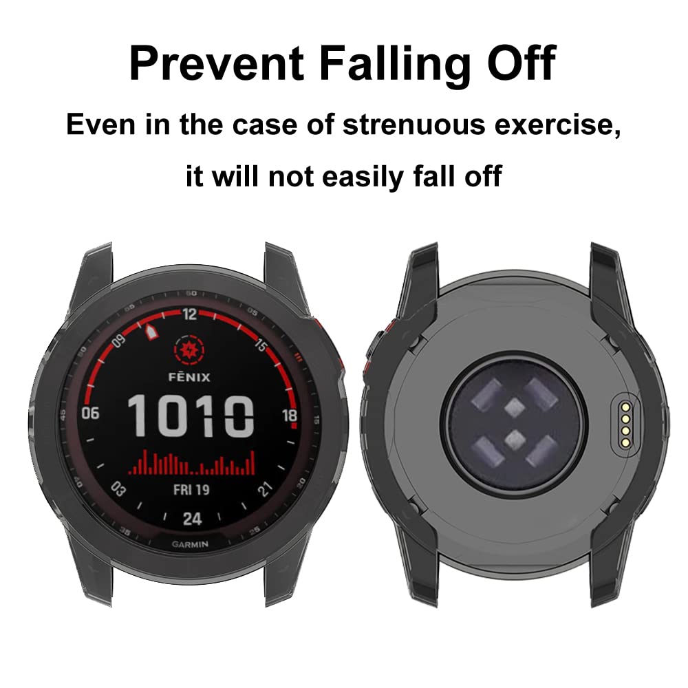 Coque De Protection Complète Pour Garmin Fenix 8 Solar 47mm | Anti-rayures 9H, Cadre PC, Protection 360° | Couleur Bleue