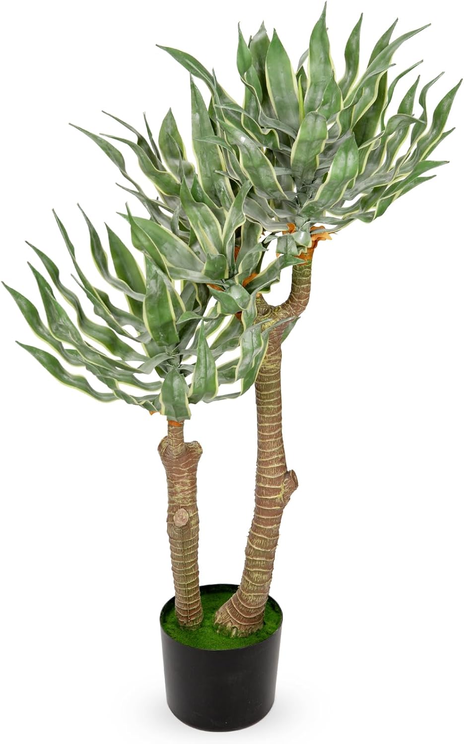 3Ft Tall Artificial Agave Plants Fake Plants Large Yucca Elephantipes in Pots Agave Americana Artificial Tree for Home Office Décor