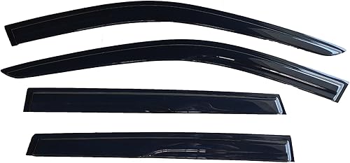 Miniatura 2 de Visera adhesiva para ventana compatible con Honda CR-V 2023 2024, deflector de ventana de ventilación lateral, protector de lluvia, accesorios de