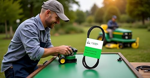 Miniatura 4 de M118684 M143019 M144677 - Cinturón de cubierta dentado de 1/2 "x 63.39" para cortacésped John D LX255, LX277, LX279, LX288, LX277AWS, LX280, LX289,